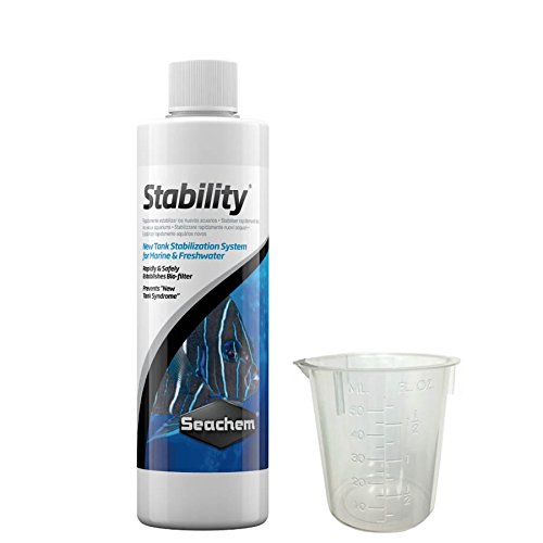 Seachem-stabilitet, 500 ml med 50 ml måttbunke