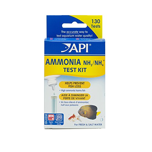 API AMMONIA 130-Test Kit för sötvatten och saltvattenakvarium
